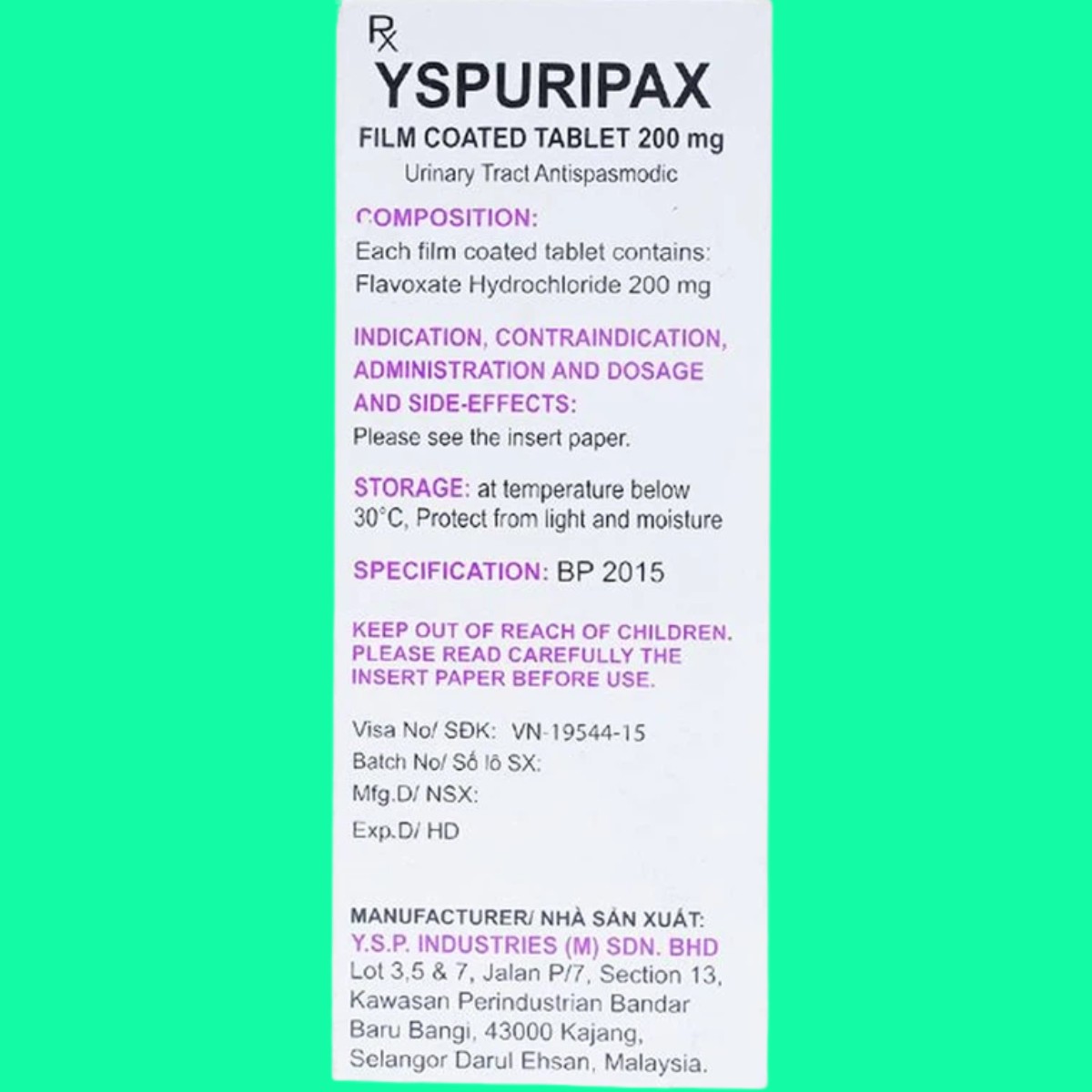 yspuripax-200mg-2 YSPuripax 200mg