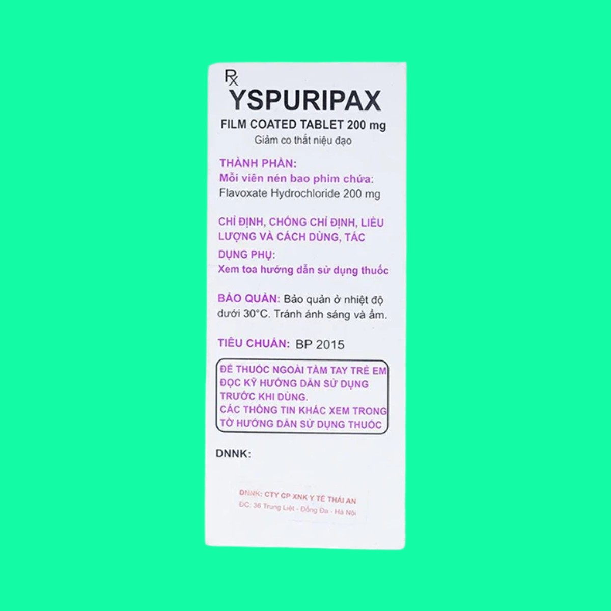 yspuripax-200mg-5 YSPuripax 200mg