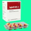 Aginfolix 5 4 Thuốc Aginfolix 5 (10 vỉ) giúp bổ sung acid folic ở người bị thiếu máu huyết