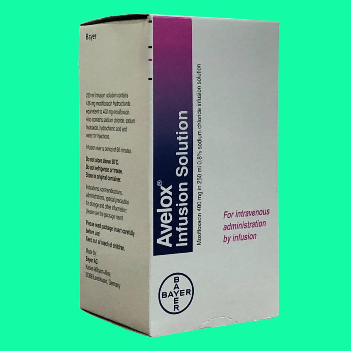 Avelox 400mg (4) Avelox 400mg/250ml