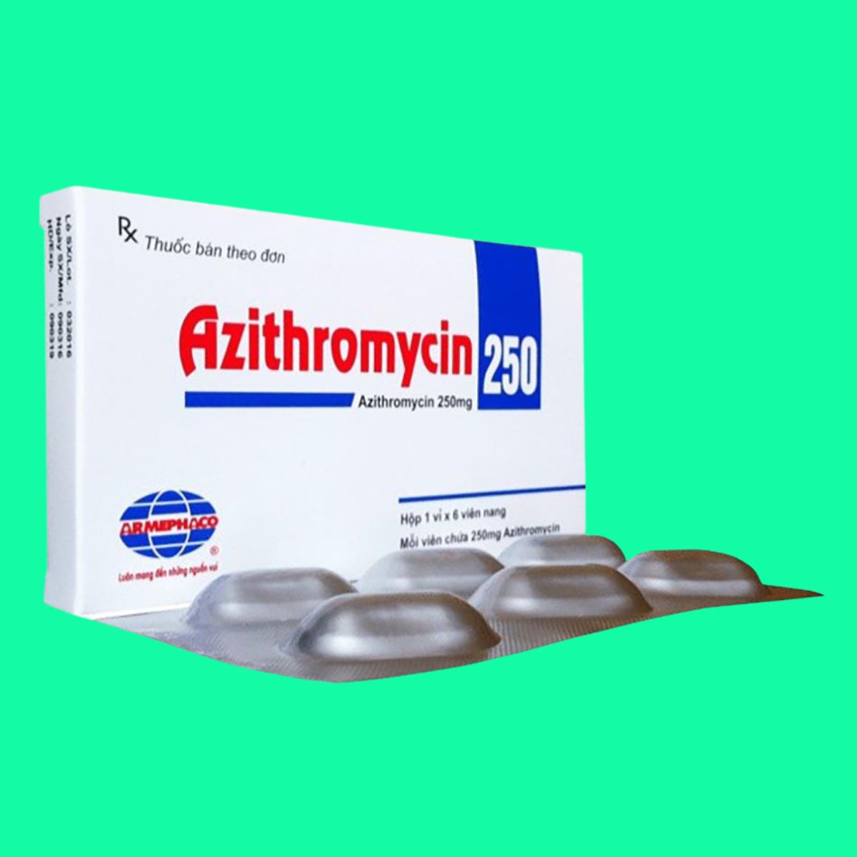 Azithromycin 250 Armephaco (1) Azithromycin 250 Armephaco