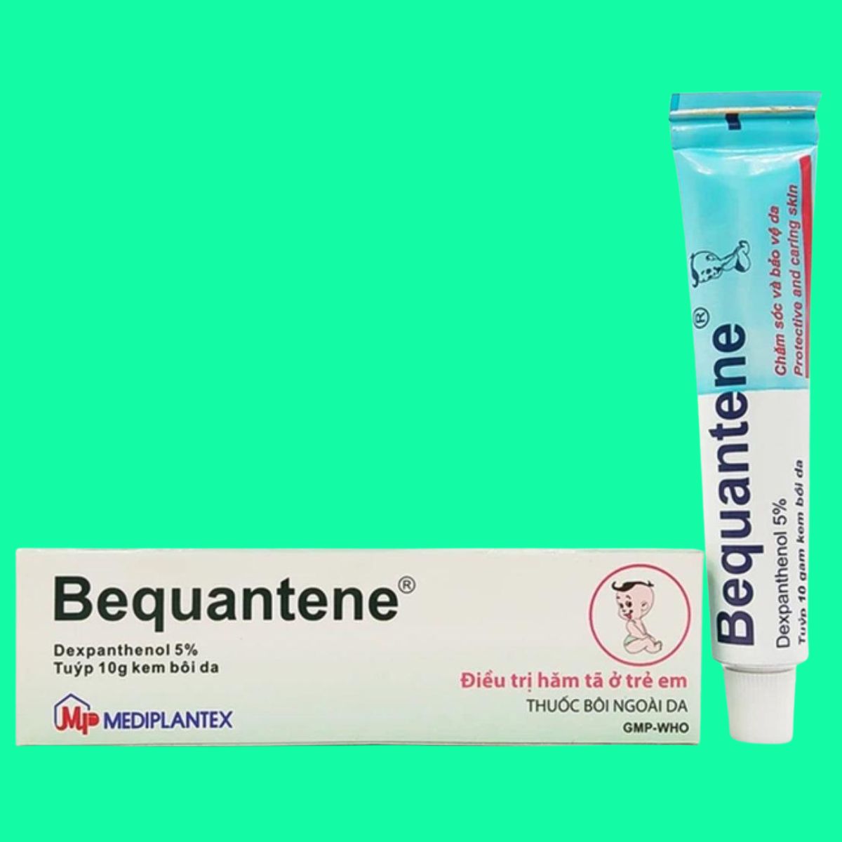 Bequantene-5-Mediplantex-5 Kem bôi da Bequantene 5% Mediplantex giúp làm dịu tình trạng ngứa