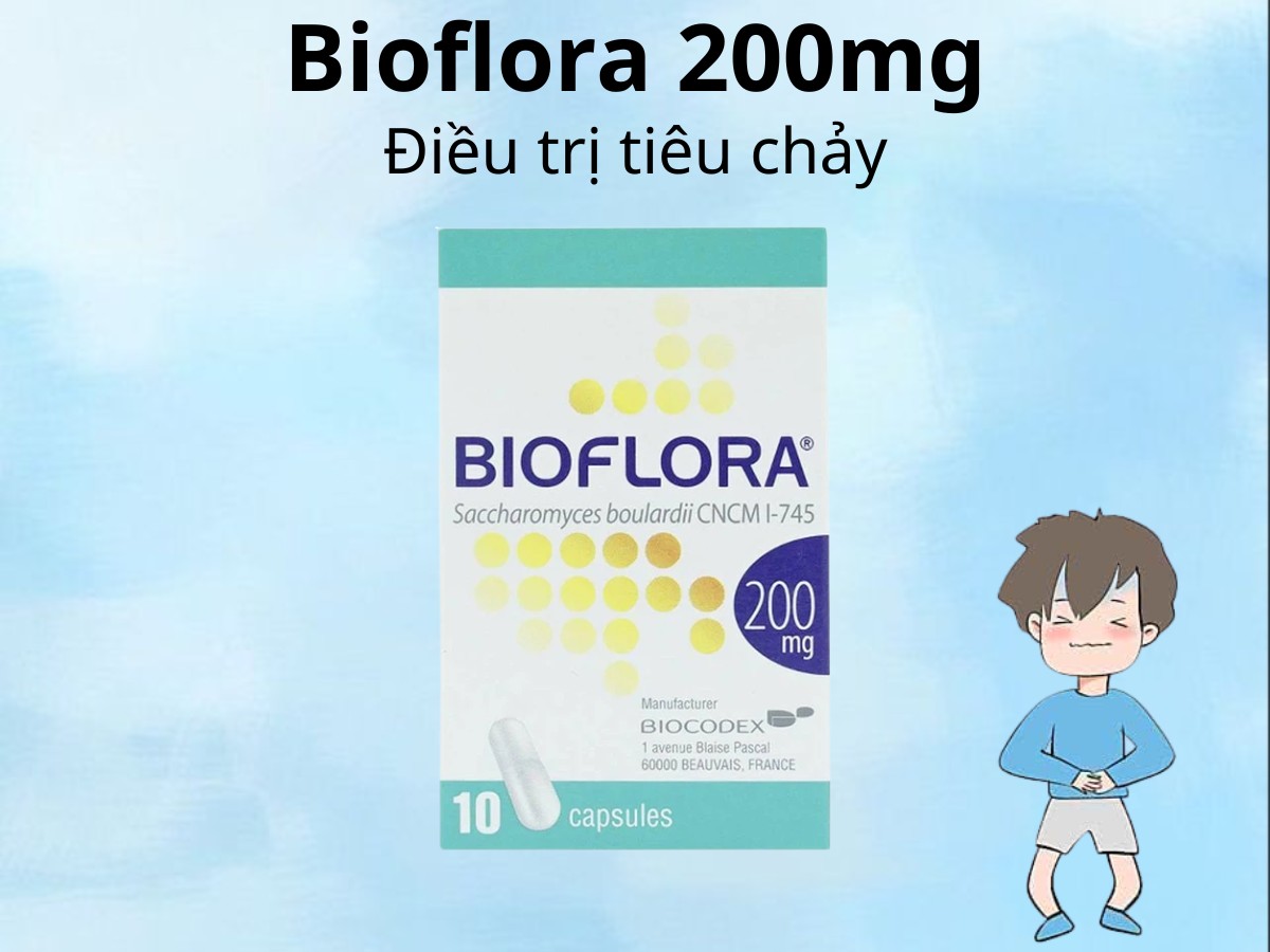 Bioflora 200mg điều trị tiêu chảy
