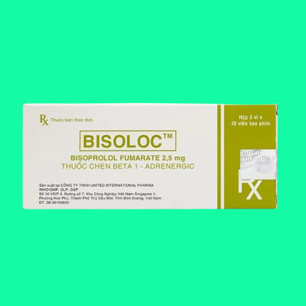 Bisoloc 2.5mg (1) Bisoloc 2.5mg