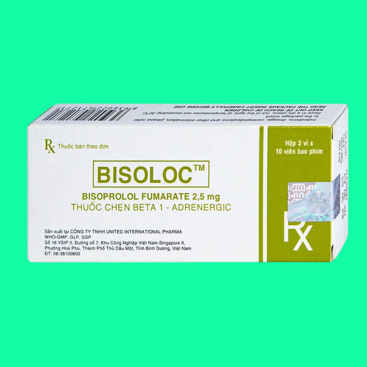 Bisoloc 2.5mg (2) Bisoloc 2.5mg