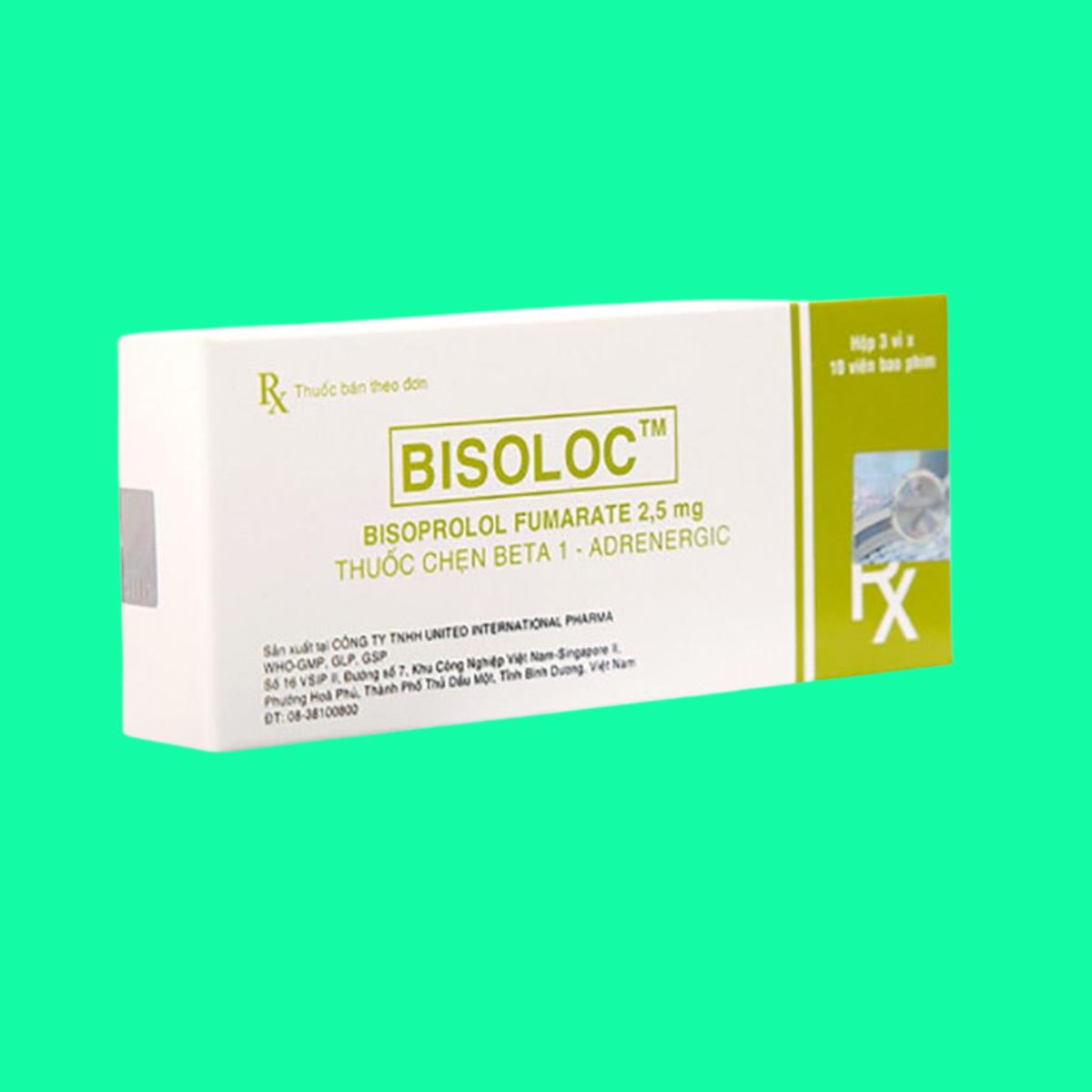 Bisoloc 2.5mg (3) Bisoloc 2.5mg