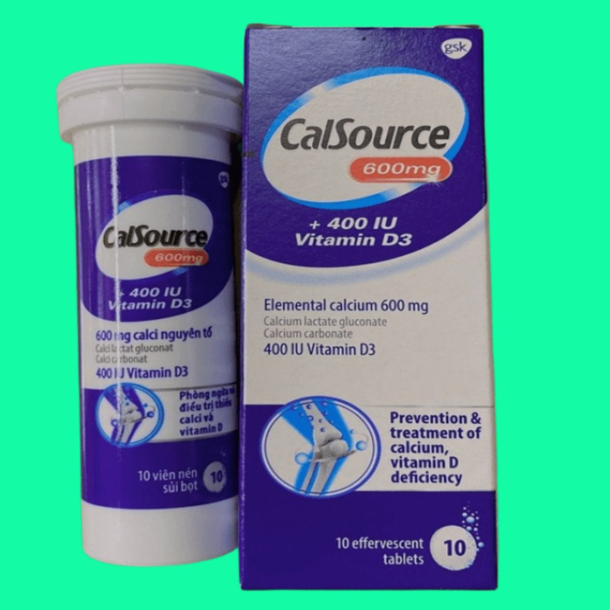 Calsource-600mg-400IU-Vitamin-D3-GSK-4 Thuốc Calsource 600mg+ 400IU Vitamin D3 GSK có tác dụng phòng và hỗ trợ điều trị loãng xương