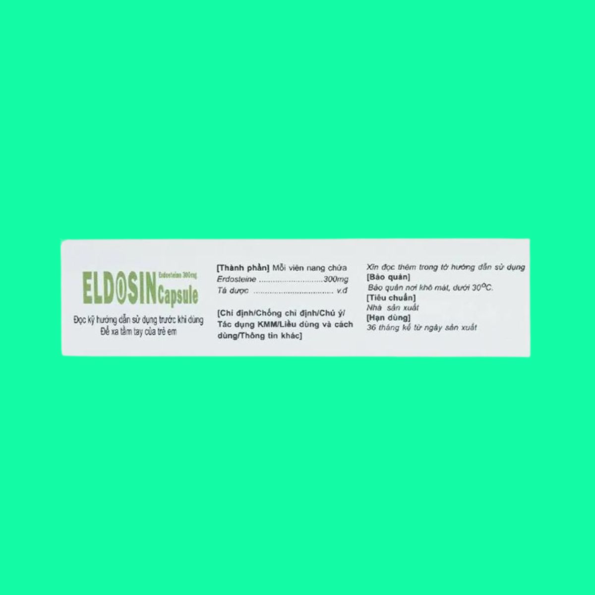 Eldosin Capsule 300mg (5) Eldosin Capsule 300mg