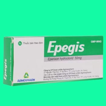Epegis 50mg 2 Thuốc Epegis 50mg giúp giảm co cứng cơ trong viêm quanh khớp vai