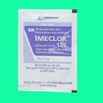 Imeclor 125 6 Thuốc Imeclor 125 giúp điều trị nhiễm khuẩn đường hô hấp, tiết niệu