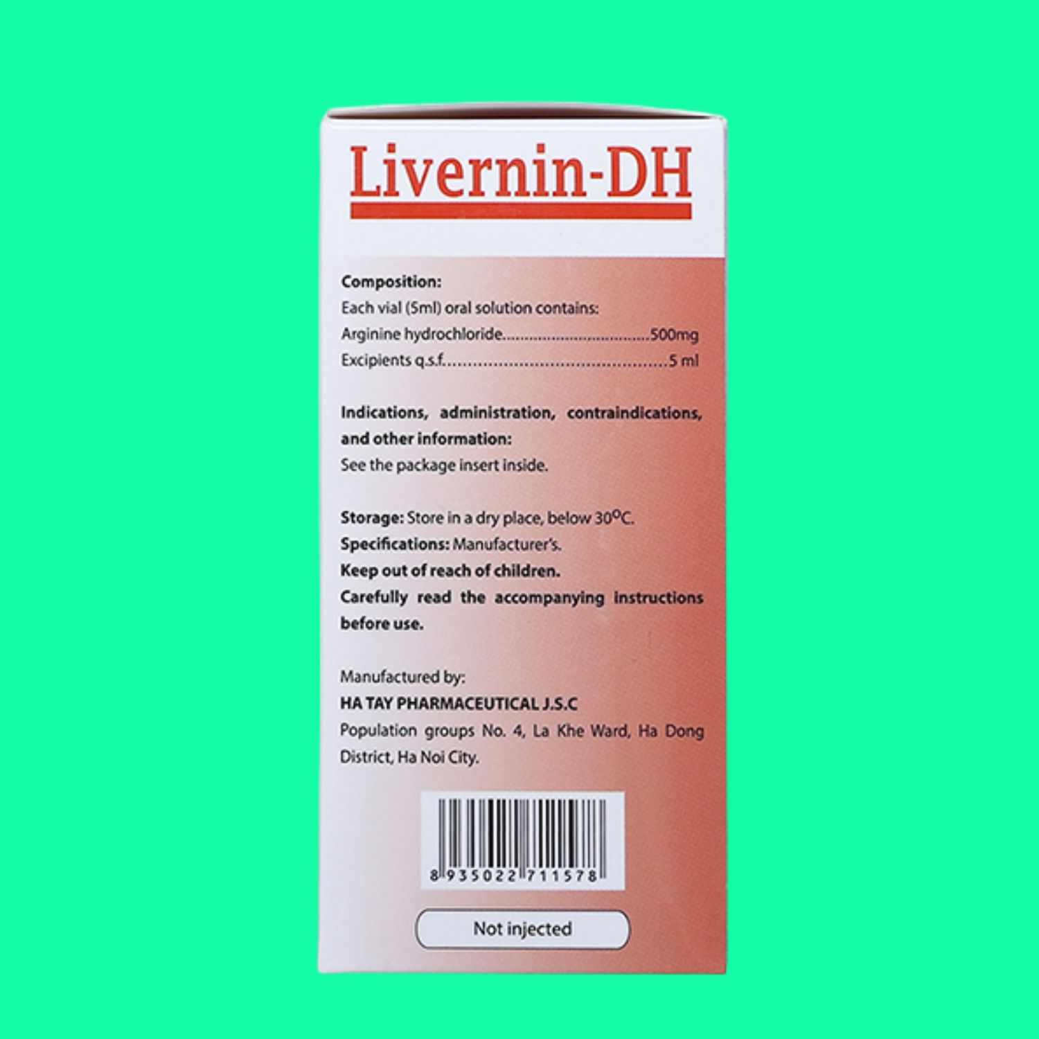 Livernin-DH 500mg_5ml (5) Livernin-DH 500mg/5ml