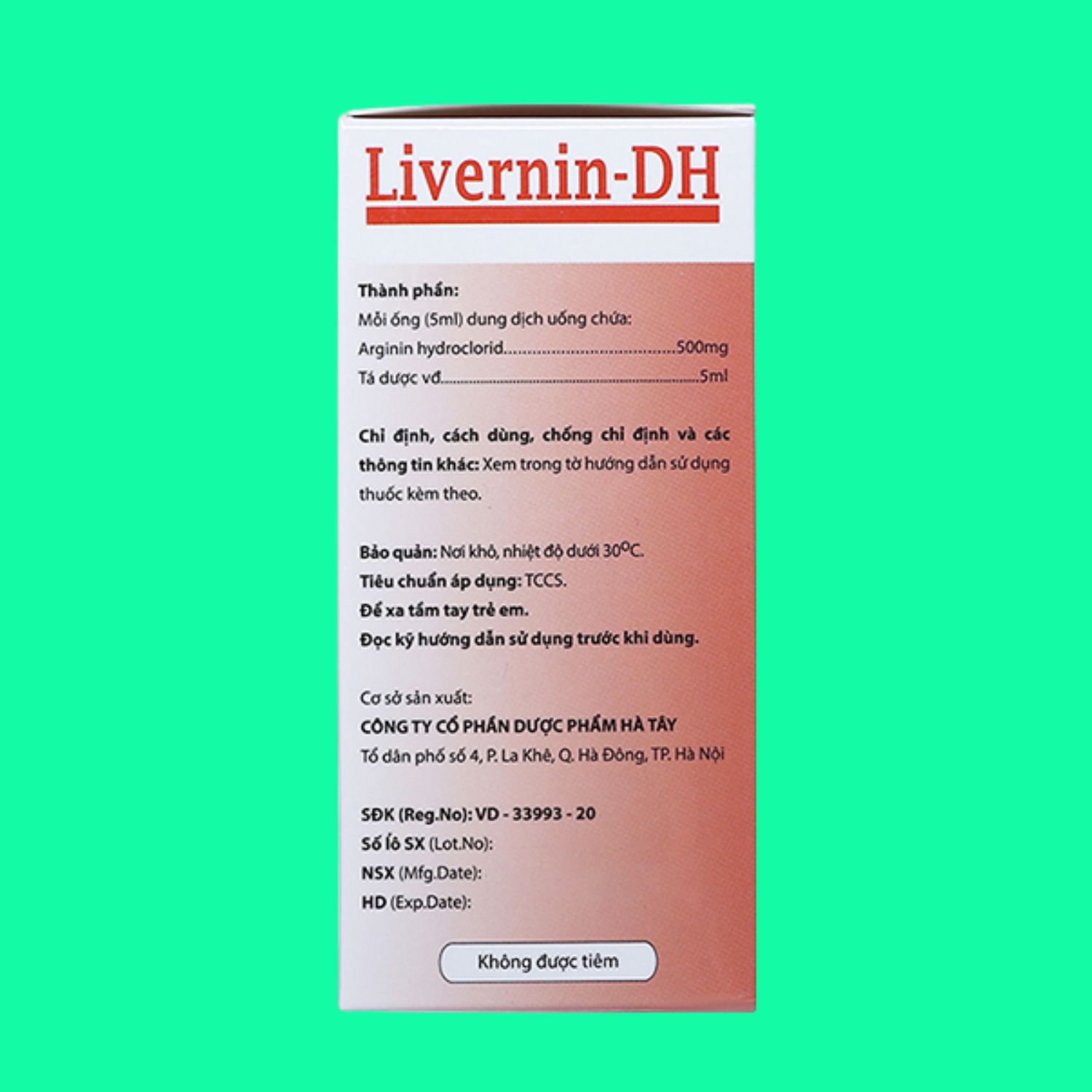 Livernin-DH 500mg_5ml (6) Livernin-DH 500mg/5ml