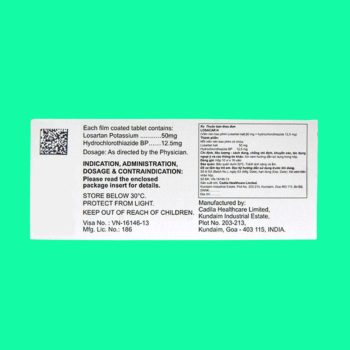 Losacar-H 50mg/12.5mg 3 Losacar-H 50mg/12.5mg