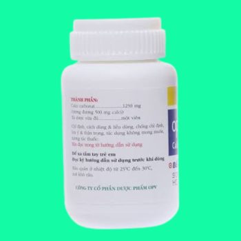 Opecalcium 1250mg (viên nhai) 7 Opecalcium 1250mg