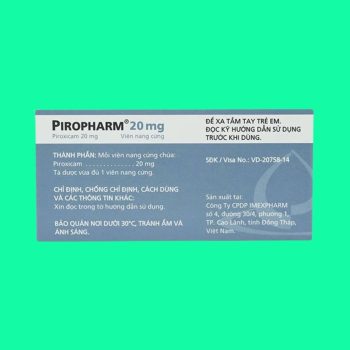 Piropharm 20mg 6 Piropharm 20mg