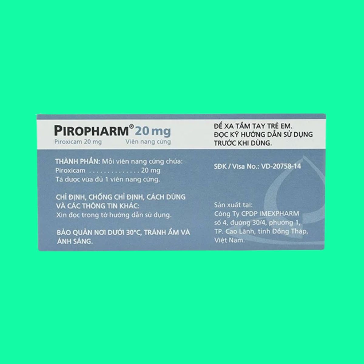 Piropharm 20mg (6) Piropharm 20mg