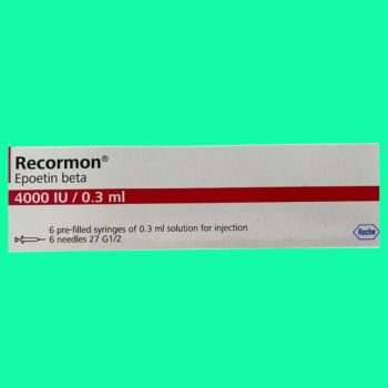 Recormon 4000IU/0.3ml 4 Thuốc Recormon 4000IU/0.3ml giúp điều trị thiếu máu do suy thận mạn