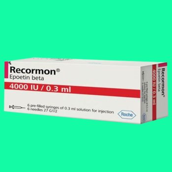 Recormon 4000IU/0.3ml 3 Thuốc Recormon 4000IU/0.3ml giúp điều trị thiếu máu do suy thận mạn