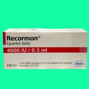 Recormon 4000IU/0.3ml 2 Thuốc Recormon 4000IU/0.3ml giúp điều trị thiếu máu do suy thận mạn