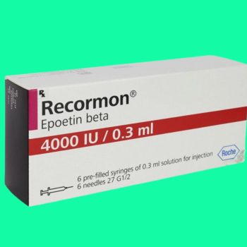 Thuốc Recormon 4000IU/0.3ml giúp điều trị thiếu máu do suy thận mạn
