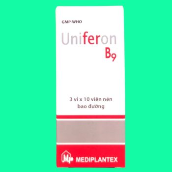 Uniferon B9 3 Thuốc Uniferon B9 giúp điều trị và phòng ngừa thiếu máu do thiếu sắt