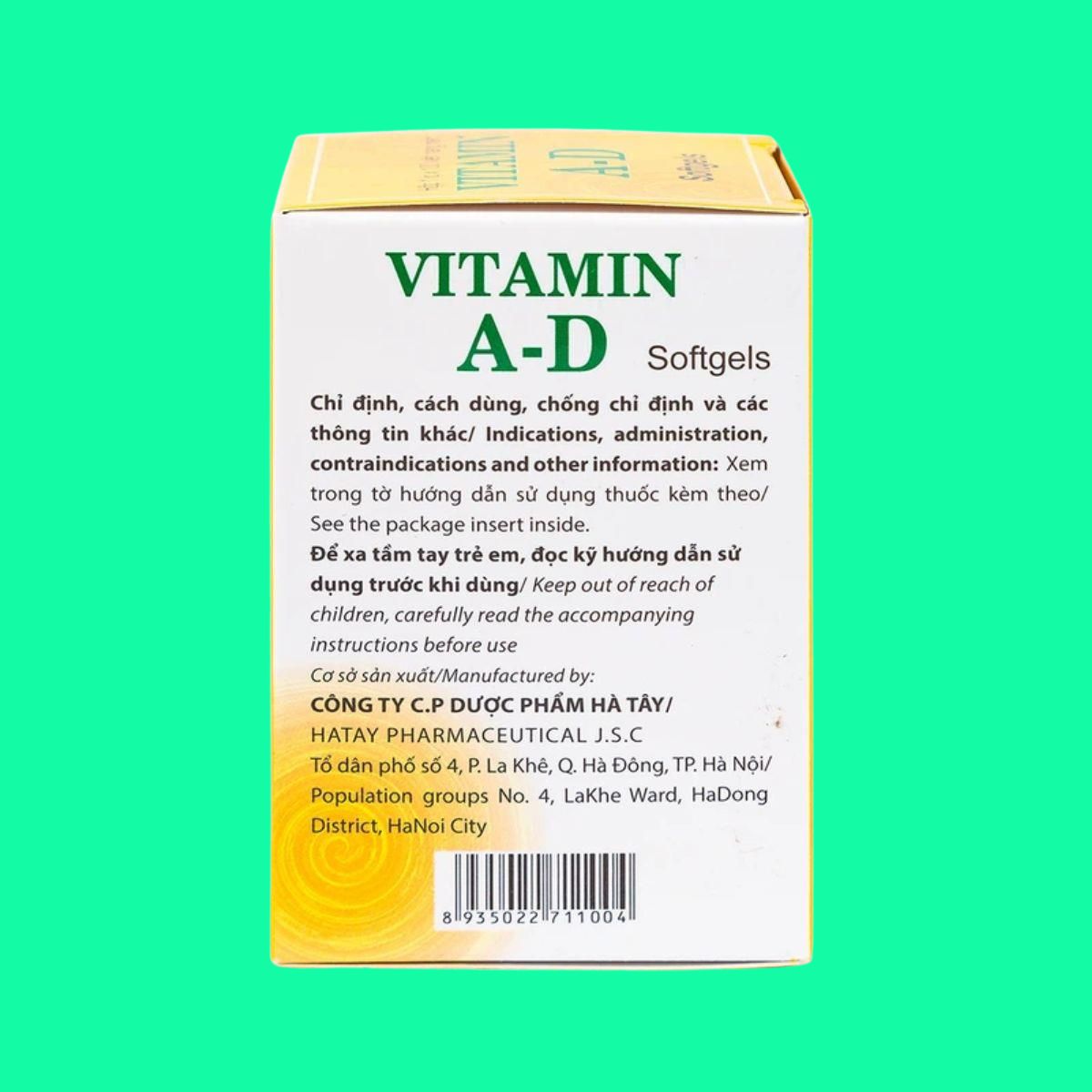 Vitamin A-D 2500250 Hataphar (6) Vitamin A-D 2500/250 Hataphar