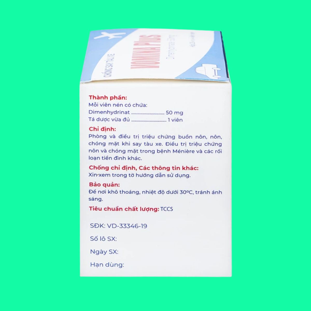 Vomina Plus 50mg (4) Vomina Plus 50mg