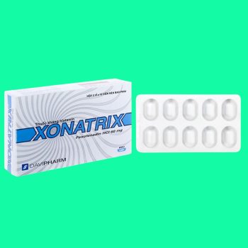 Thuốc Xonatrix 60mg điều trị viêm mũi dị ứng theo mùa, mày đay vô căn