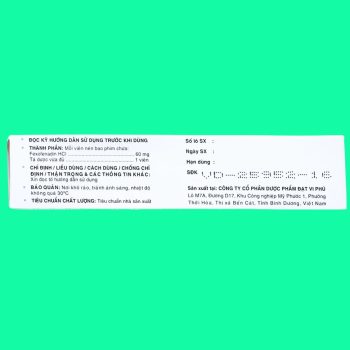 Thuốc Xonatrix 60mg điều trị viêm mũi dị ứng theo mùa, mày đay vô căn