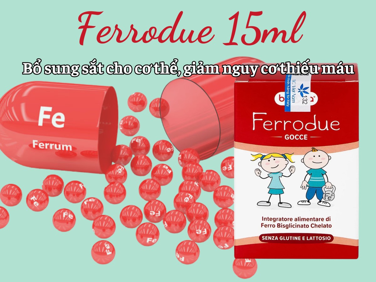 Ferrodue 15ml 14 Ferrodue 15ml bổ sung sắt cho cơ thể, giảm nguy cơ thiếu máu