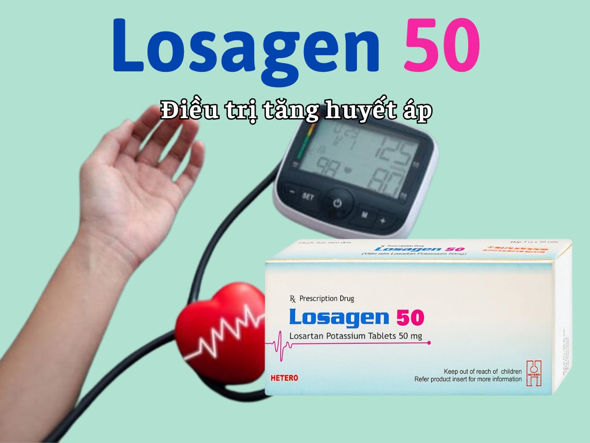 Losagen 50 9 Losagen 50 điều trị tăng huyết áp