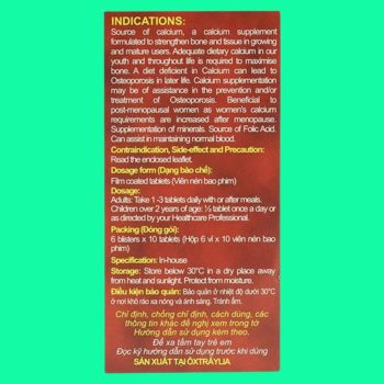 AB Extra Bone-Care+ 5 Thuốc AB Extra Bone-Care+ - phòng ngừa tình trạng thiếu canxi