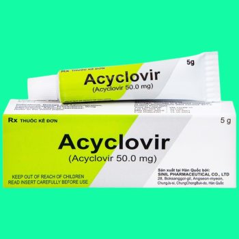 Kem bôi da Acyclovir Sinil giúp điều trị herpes simplex môi và sinh dục