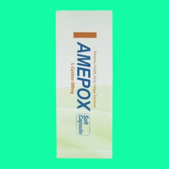 Thuốc Amepox Soft Capsule 500mg điều trị sạm da, tàn nhang, nám da