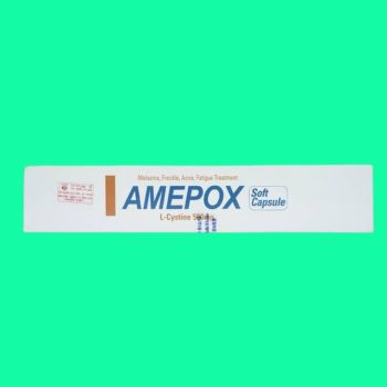 Thuốc Amepox Soft Capsule 500mg điều trị sạm da, tàn nhang, nám da