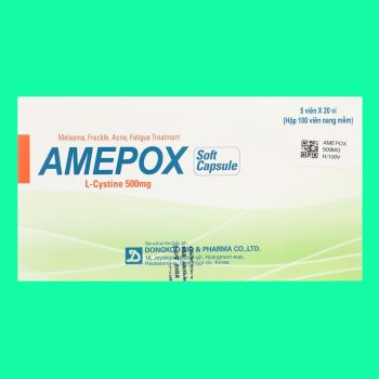 Thuốc Amepox Soft Capsule 500mg điều trị sạm da, tàn nhang, nám da