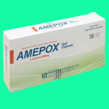 Thuốc Amepox Soft Capsule 500mg điều trị sạm da, tàn nhang, nám da