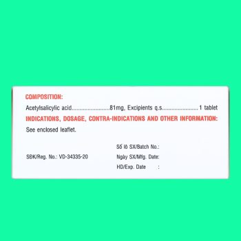 Aspirin MKP 81 10 Aspirin MKP 81