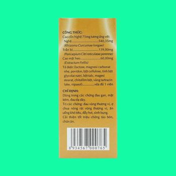 CHOLAPAN Viên mật nghệ 6 CHOLAPAN Viên mật nghệ