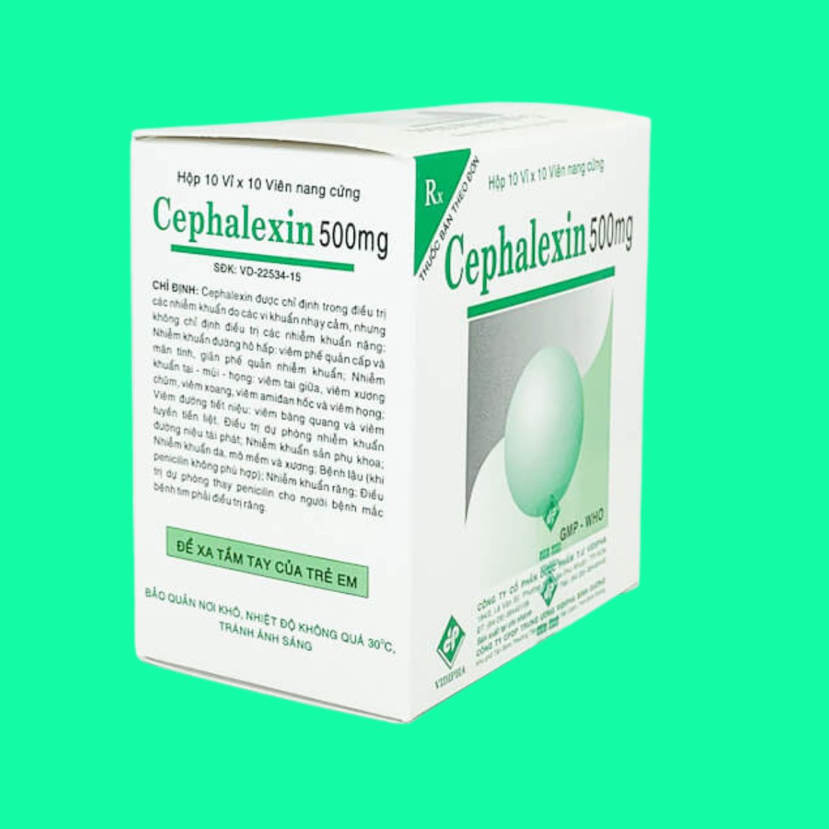 Cephalexin 500mg Vidipha (3) Cephalexin 500mg Vidipha