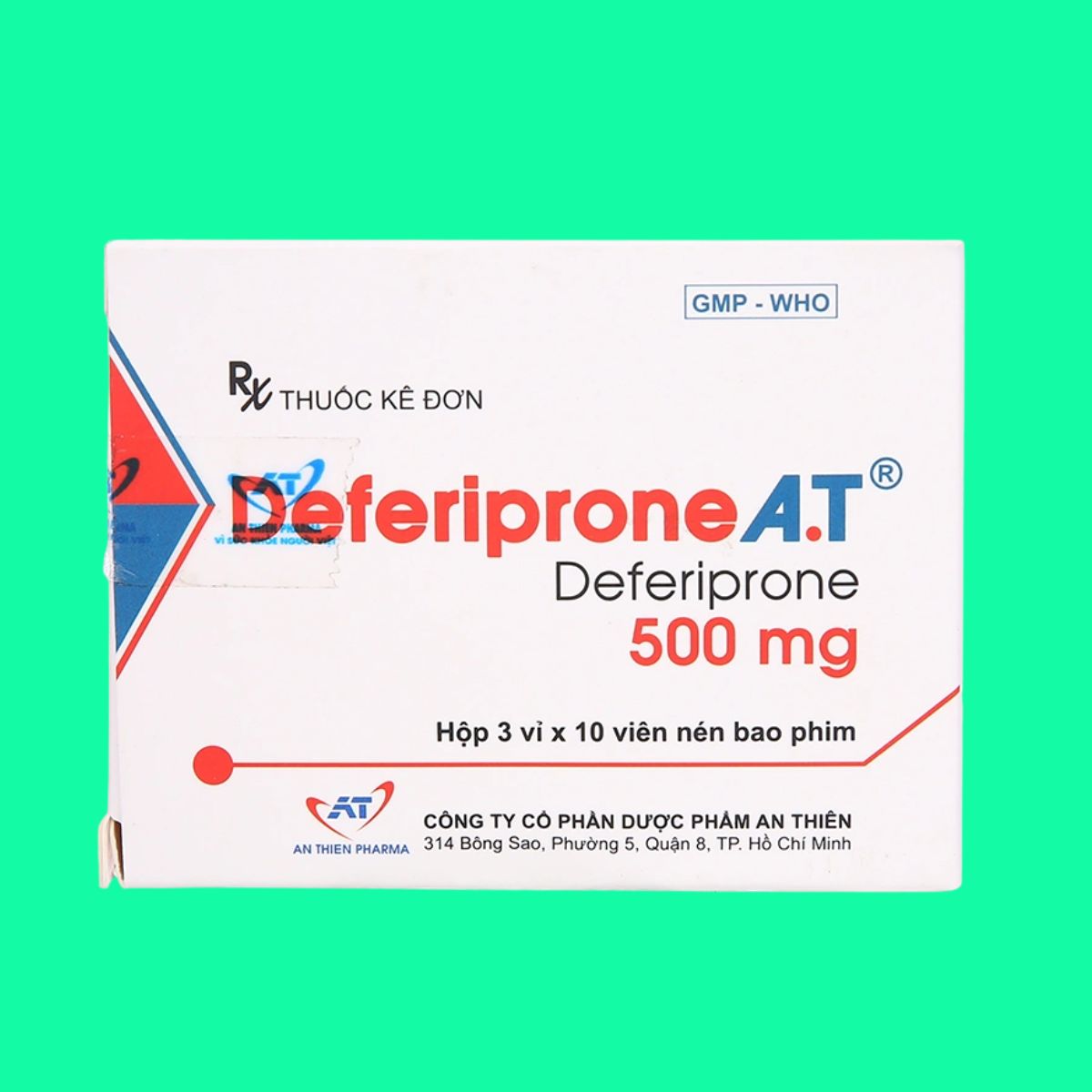 Deferiprone A.T 500mg (1) Deferiprone A.T 500mg