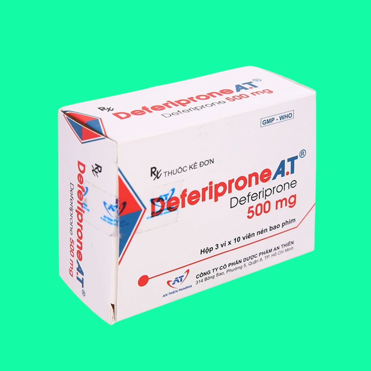Deferiprone A.T 500mg (2) Deferiprone A.T 500mg