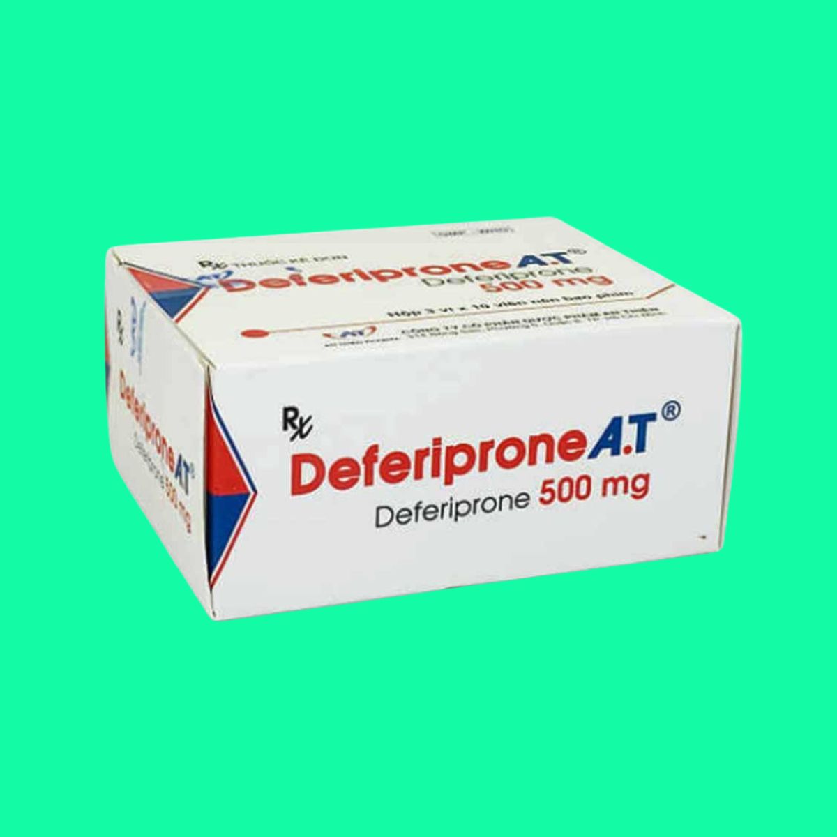 Deferiprone A.T 500mg (4) Deferiprone A.T 500mg