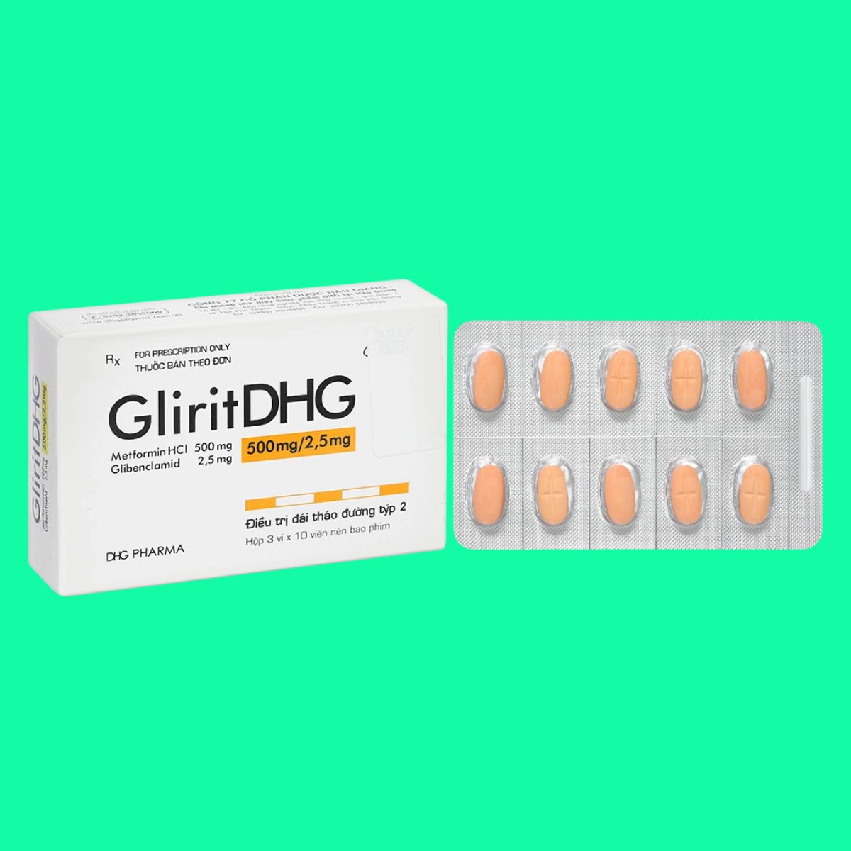GliritDHG 500mg_2.5mg GliritDHG 500mg/2.5mg