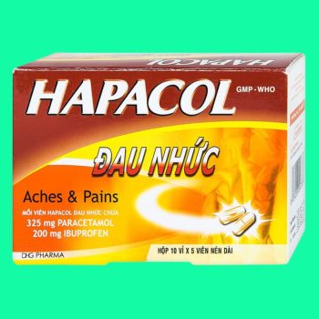 Thuốc Hapacol Đau Nhức giúp hạ sốt, giảm đau mức độ nhẹ đến vừa