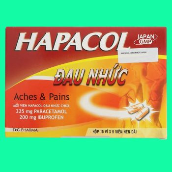 Thuốc Hapacol Đau Nhức giúp hạ sốt, giảm đau mức độ nhẹ đến vừa