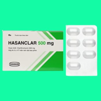 Thuốc Hasanclar 500mg điều trị nhiễm trùng đường hô hấp trên và dưới