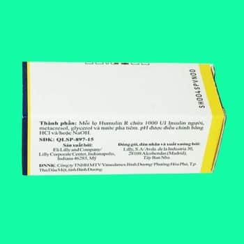 Humulin R 100UI/ml