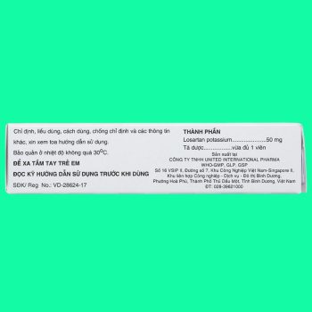 Thuốc Lifezar 50mg điều trị tăng huyết áp đơn trị hoặc phối hợp