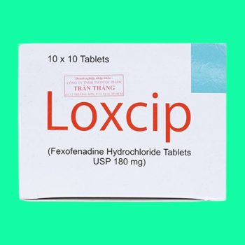 Loxcip 180mg 5 Thuốc Loxcip 180mg - Giảm triệu chứng viêm mũi dị ứng theo mùa